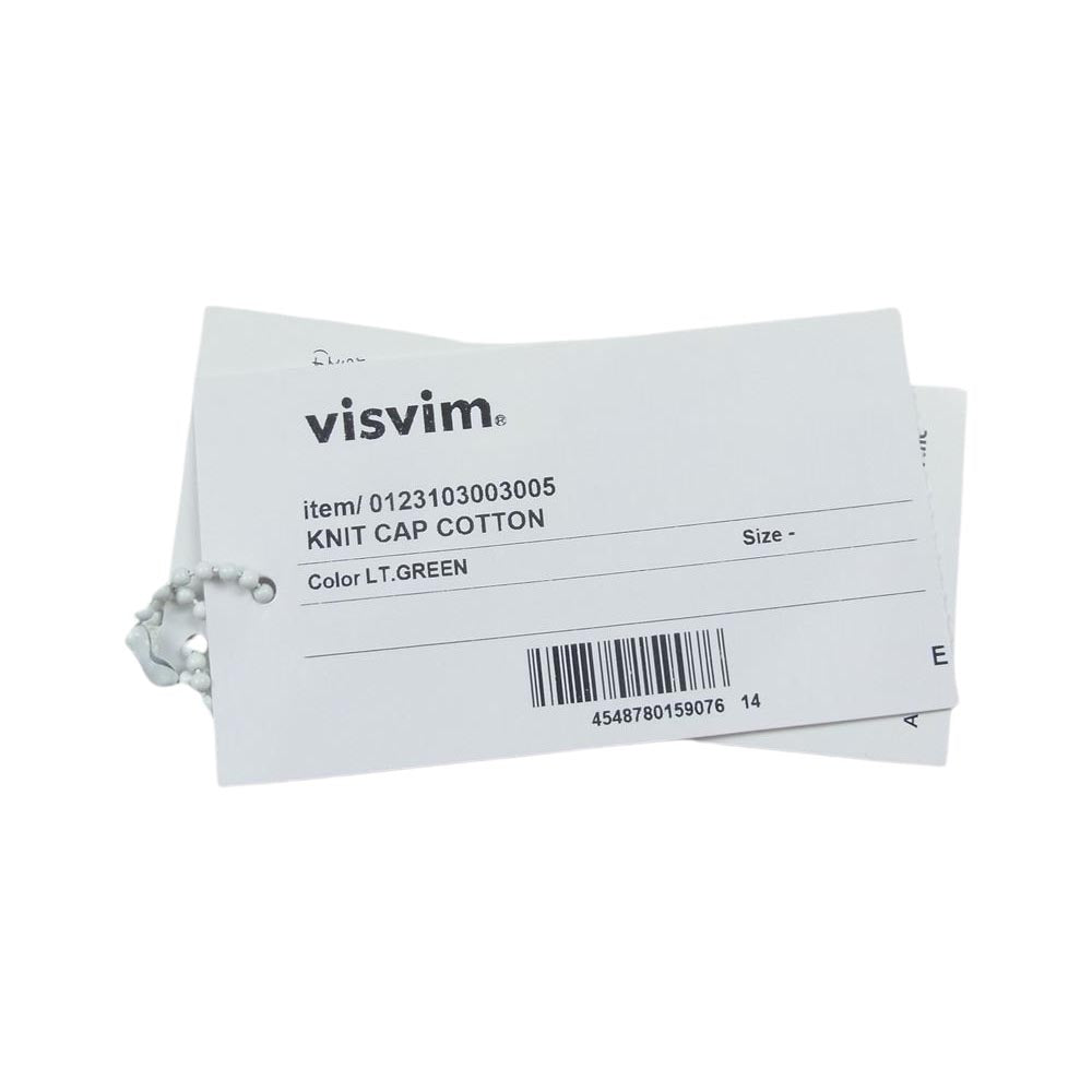 VISVIM ビズビム 0123103003005 KNIT CAP COTTON ニット キャップ コットン グリーン系 F【中古】