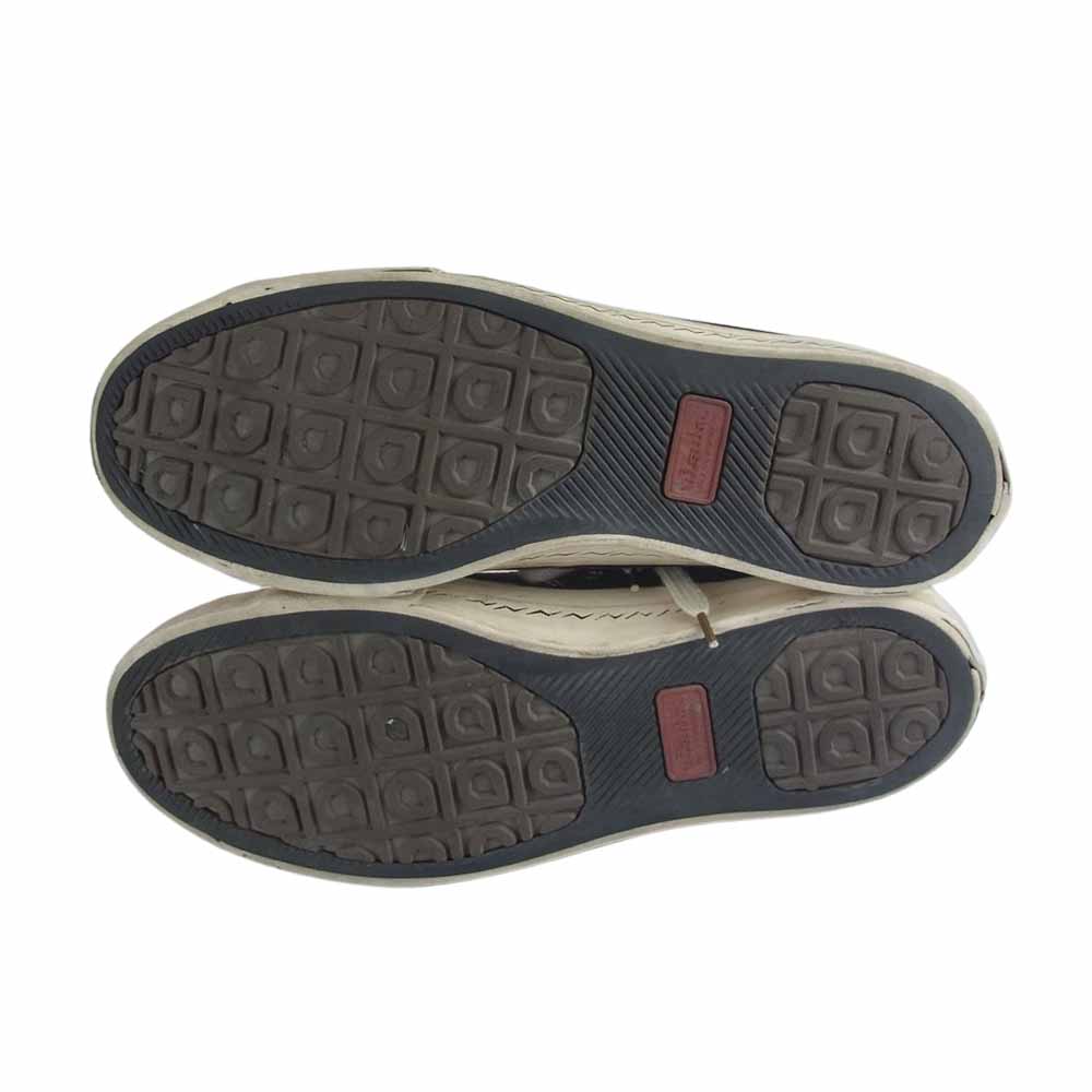 VISVIM ビズビム Skagway コットンキャンバス ローカット スニーカー ブラック系 US10【中古】