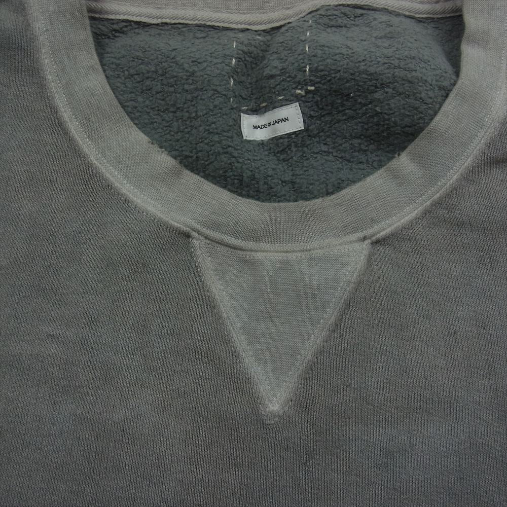 VISVIM ビズビム 19AW  0119205010018 JUMBO SWEAT L/S UNEVEN DYE ジャンボ スウェット クルーネック カーキ系 2【中古】