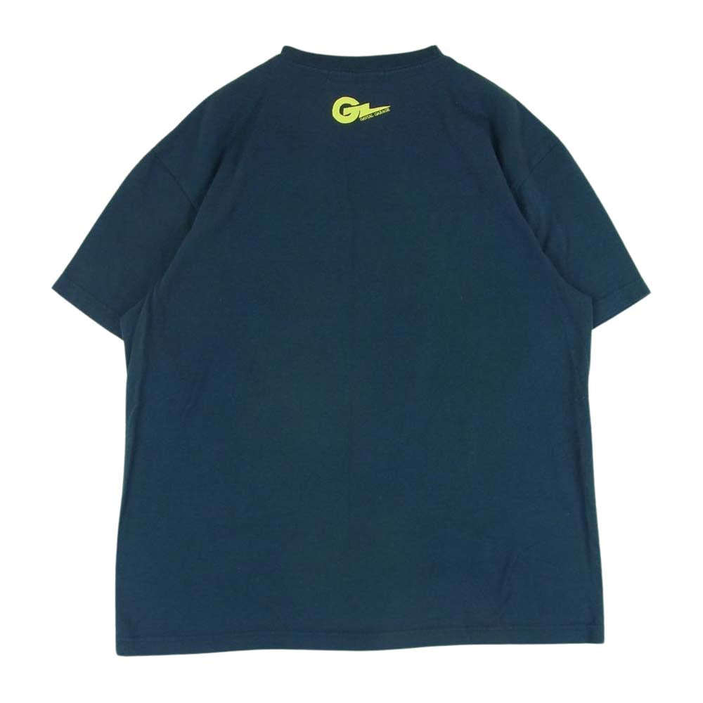 GAVIAL ガヴィル GARAGE S/S TEE ガレージ ロゴプリント 半袖 Tシャツ 中国製 ネイビー系 L【中古】