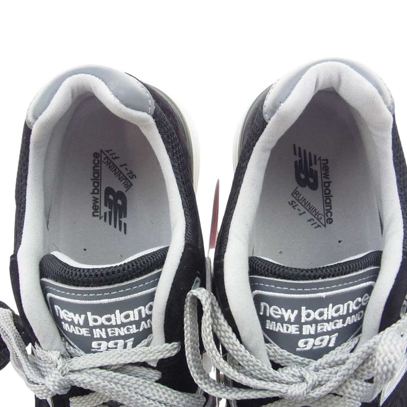 NEW BALANCE ニューバランス U991BK2 Made in UK 991 v2 BK2 ローカット スニーカー ブラック系 26.5cm【極上美品】【中古】