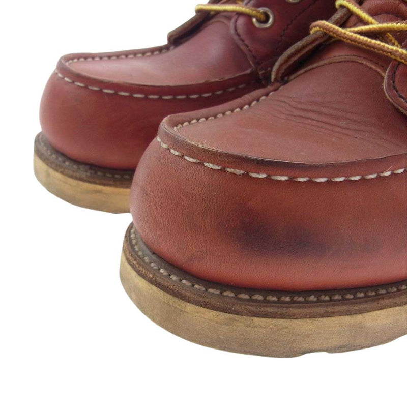 RED WING レッドウィング 875 90s 半円犬タグ アイリッシュセッター モックトゥ ブーツ レッド系 US6.5E【中古】