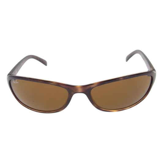 Ray-Ban レイバン RB4076 642 イタリア製 スクウェア サングラス  眼鏡 メガネ ブラウン ブラウン系【中古】