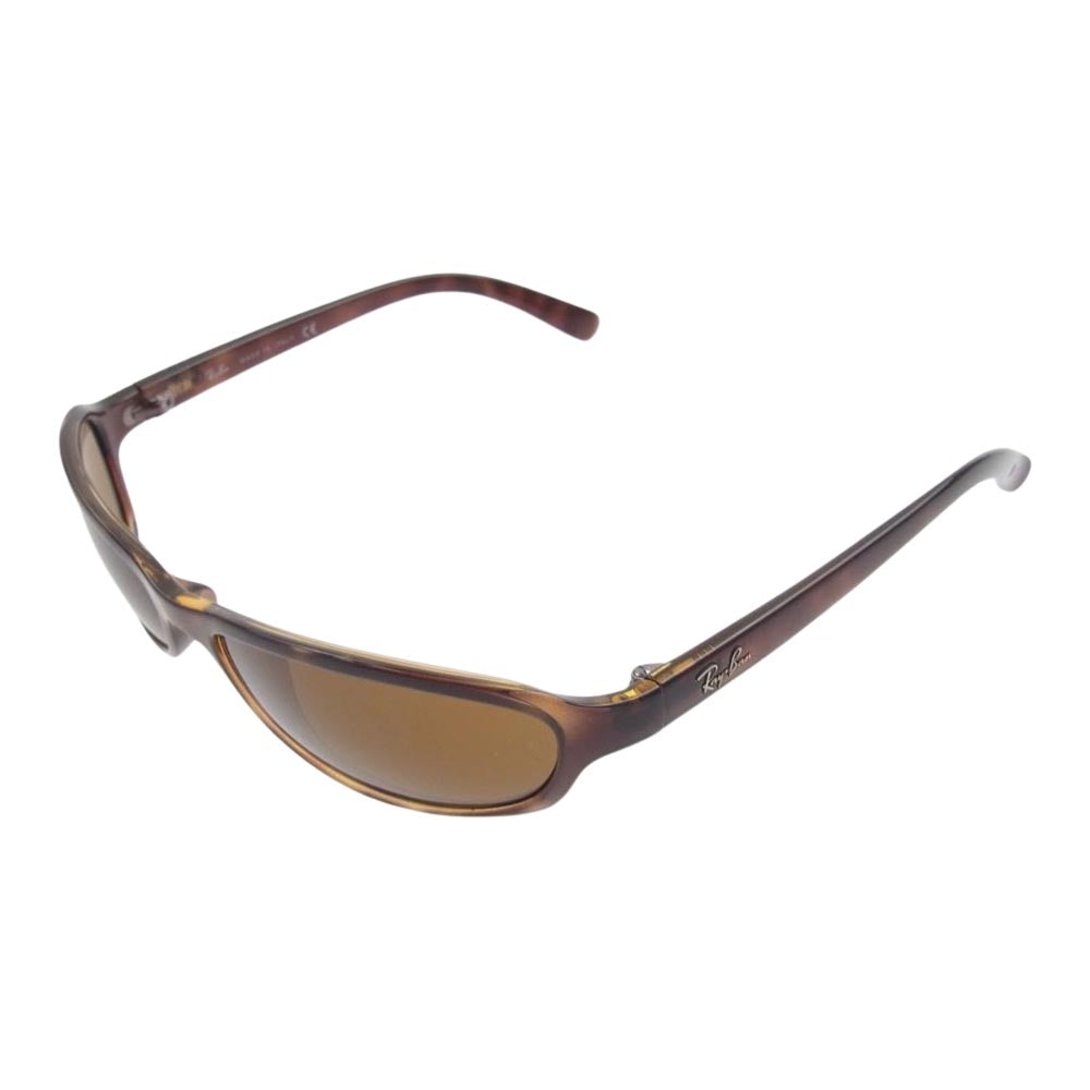 Ray-Ban レイバン RB4076 642 イタリア製 スクウェア サングラス  眼鏡 メガネ ブラウン ブラウン系【中古】