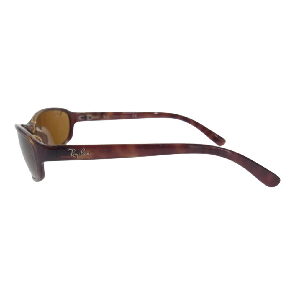 Ray-Ban レイバン RB4076 642 イタリア製 スクウェア サングラス  眼鏡 メガネ ブラウン ブラウン系【中古】