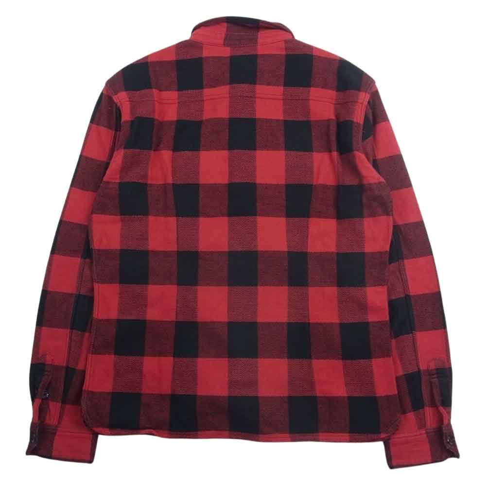 THE FLAT HEAD ザフラットヘッド バッファロー チェック シャツ 長袖シャツ レッド系 42【中古】