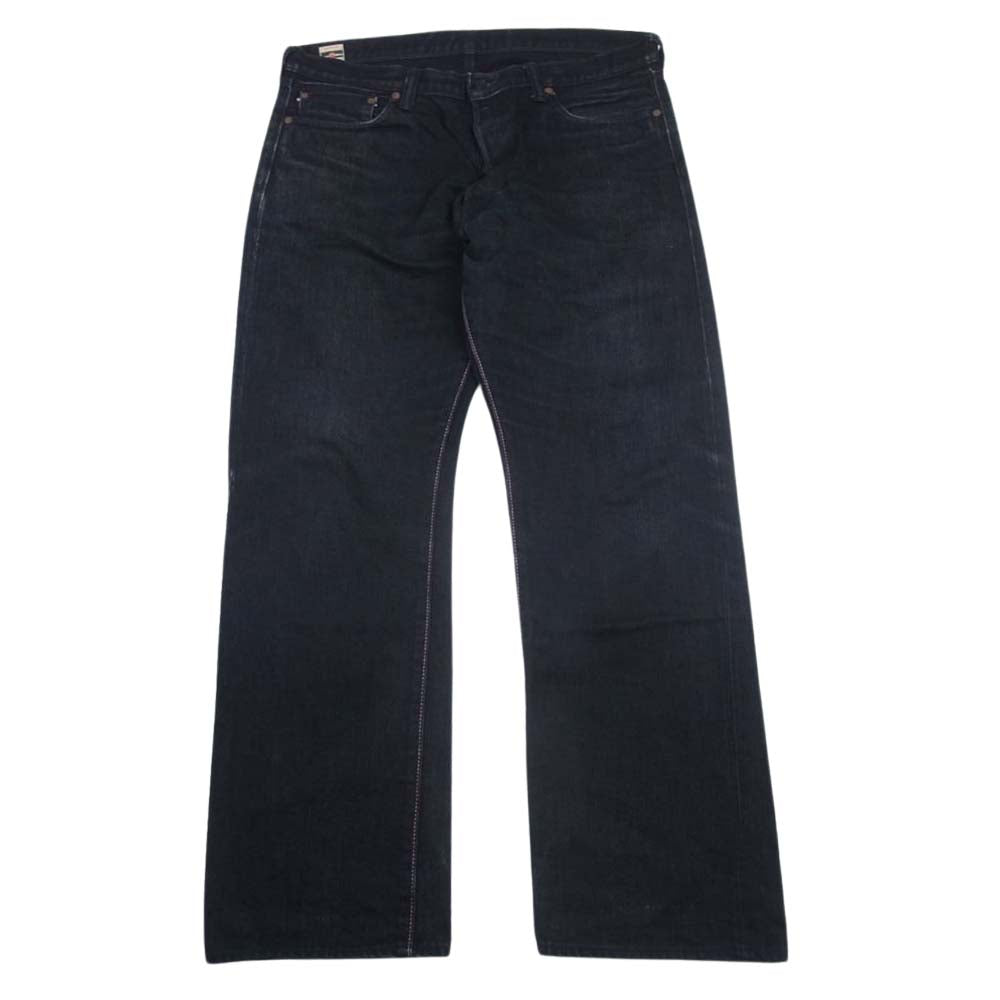MOMOTARO JEANS 桃太郎ジーンズ B0205SP 出陣 LABEL ブラック デニム パンツ ブラック系 36【中古】
