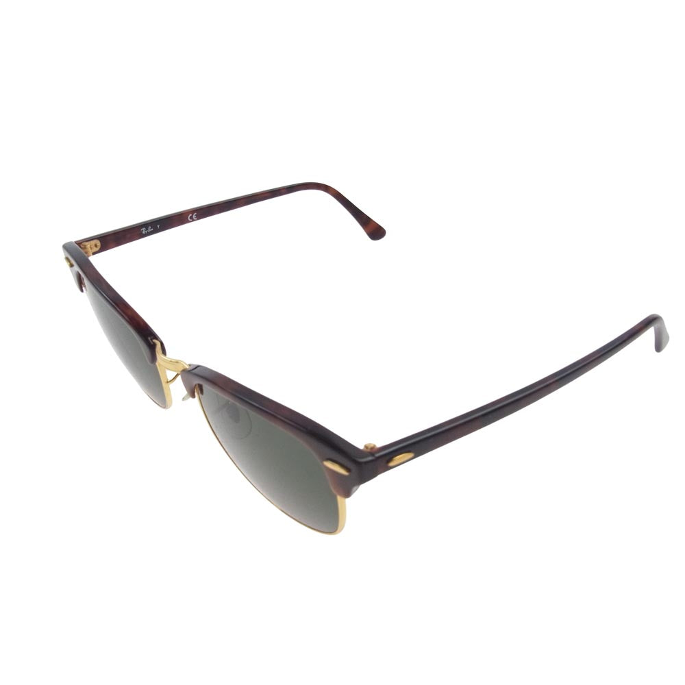 Ray-Ban レイバン W0366 CLUBMASTER サーモント ブロー サングラス ブラウン系【中古】