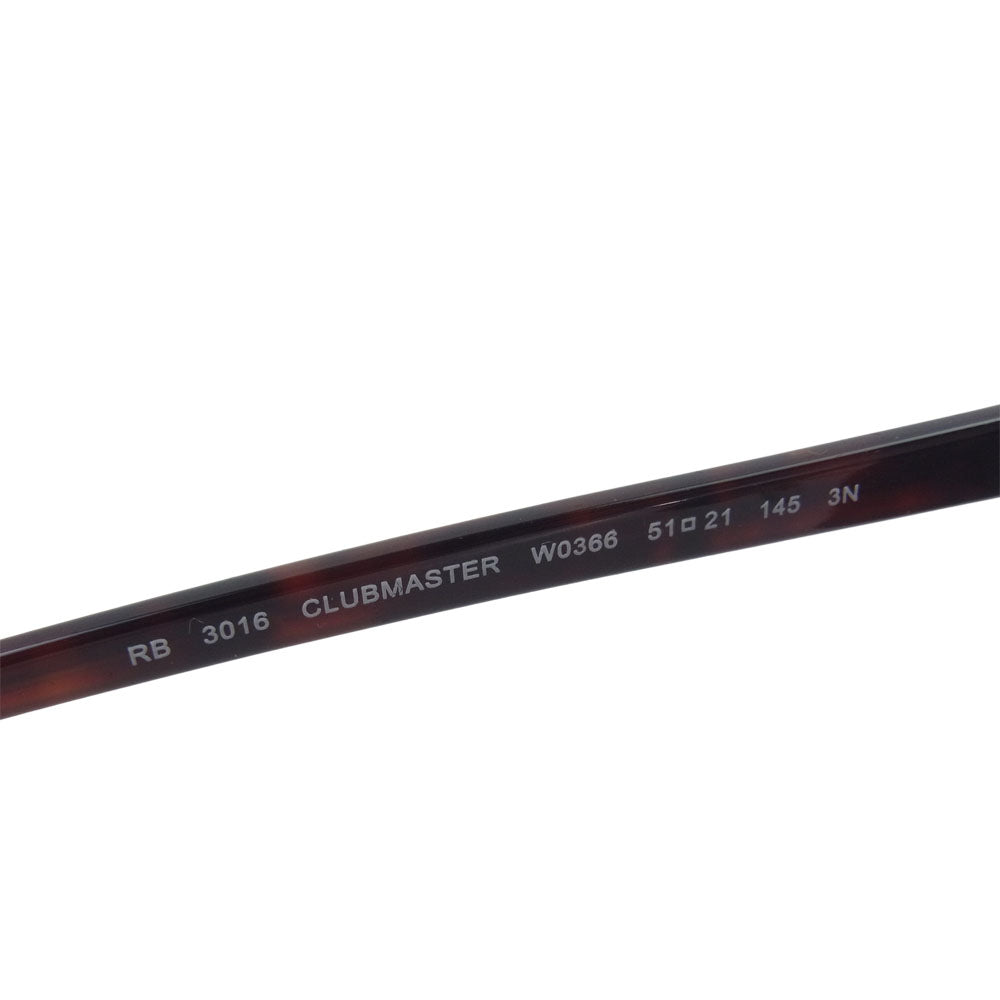 Ray-Ban レイバン W0366 CLUBMASTER サーモント ブロー サングラス ブラウン系【中古】