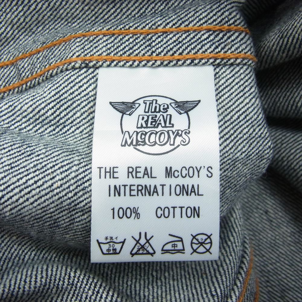 The REAL McCOY'S ザリアルマッコイズ 004J 3rd 14oz デニム ジャケット インディゴブルー系 42【中古】