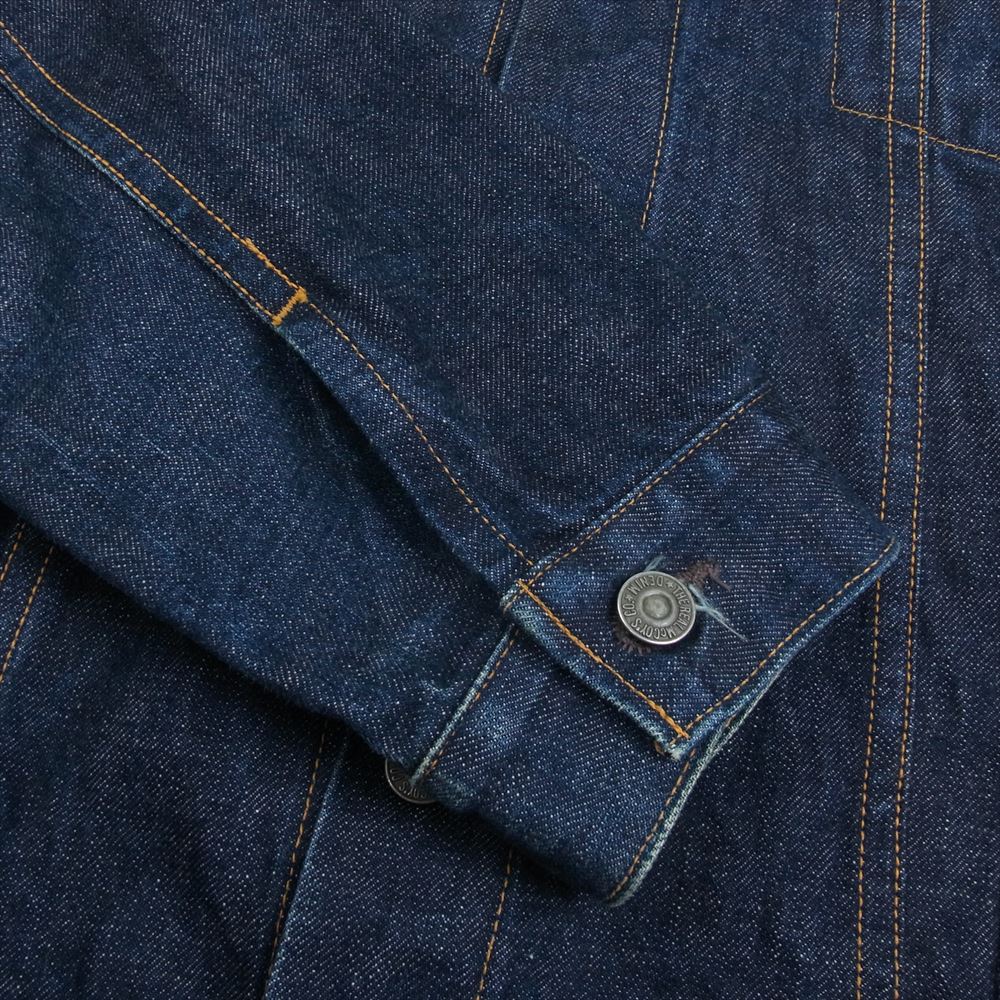 The REAL McCOY'S ザリアルマッコイズ 004J 3rd 14oz デニム ジャケット インディゴブルー系 42【中古】