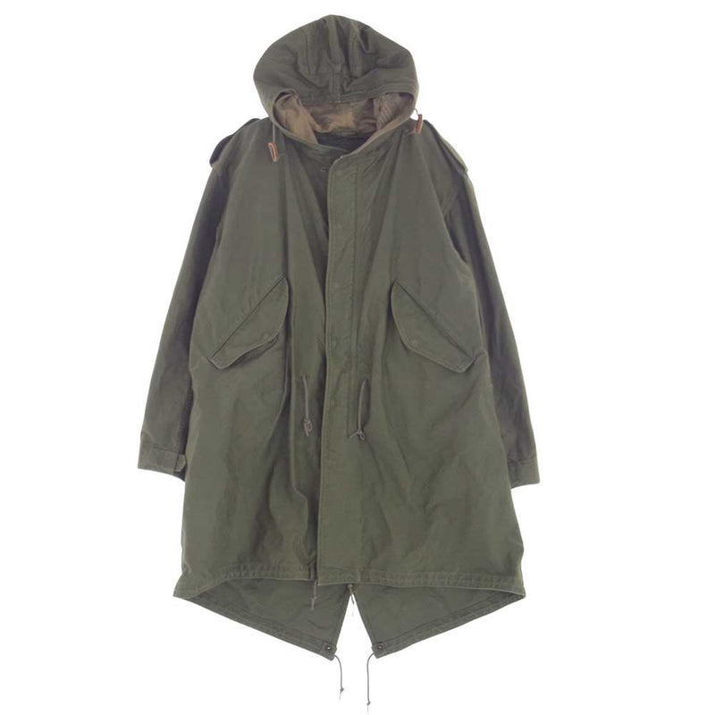 The REAL McCOY'S ザリアルマッコイズ M-1951 PARKA モッズパーカー フィッシュテール コート ミリタリー オリーブグリーン系 L【中古】