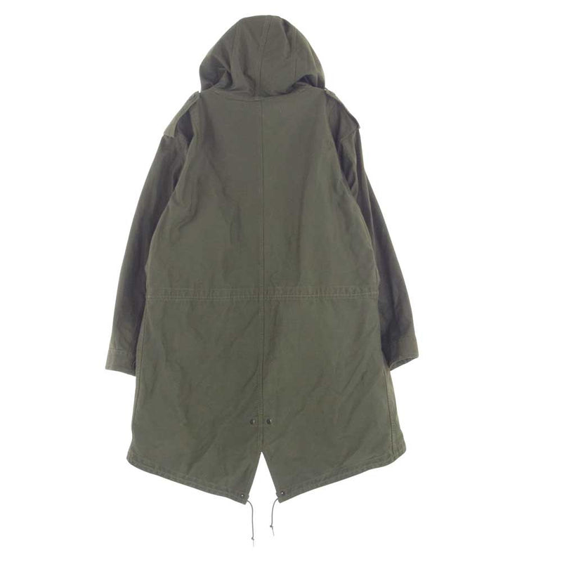 The REAL McCOY'S ザリアルマッコイズ M-1951 PARKA モッズパーカー フィッシュテール コート ミリタリー オリーブグリーン系 L【中古】