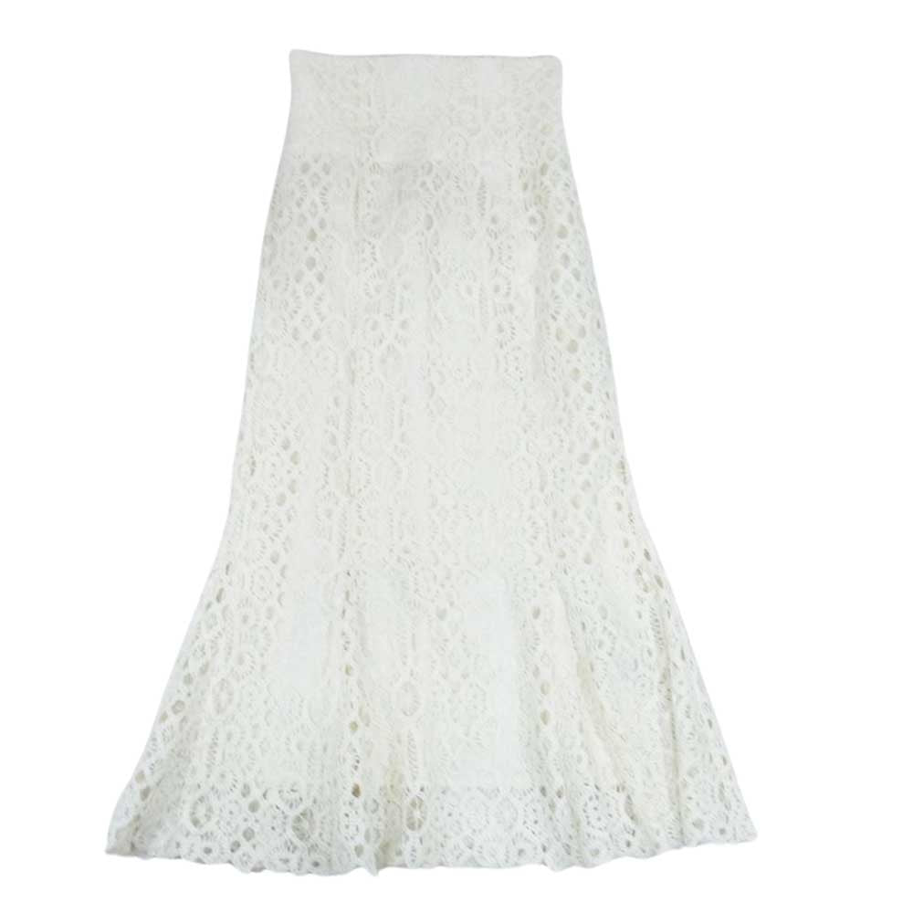 セルフォード 21AW CWFS215016 レース マーメイド スカート ホワイト系 36【中古】