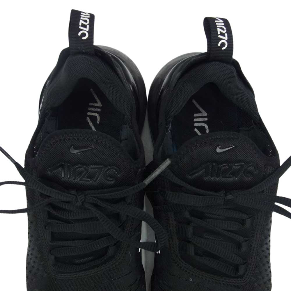 NIKE ナイキ AH8050-002 AIR MAX 270 エアマックス ローカット スニーカー ブラック系 25.5cm【中古】
