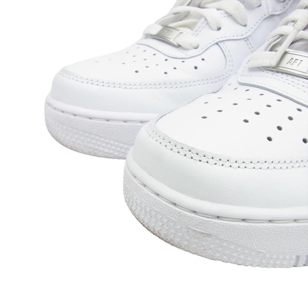 NIKE ナイキ CW2289-111 Air Force 1 Mid 07 White エアフォース1 ミッド 07 ハイカット スニーカー ホワイト ホワイト系 26cm【中古】