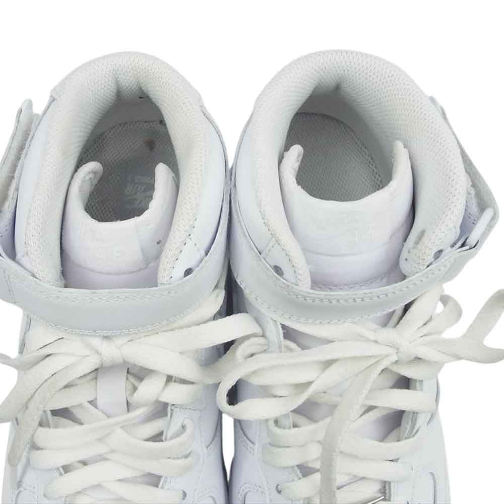 NIKE ナイキ CW2289-111 Air Force 1 Mid 07 White エアフォース1 ミッド 07 ハイカット スニーカー ホワイト ホワイト系 26cm【中古】