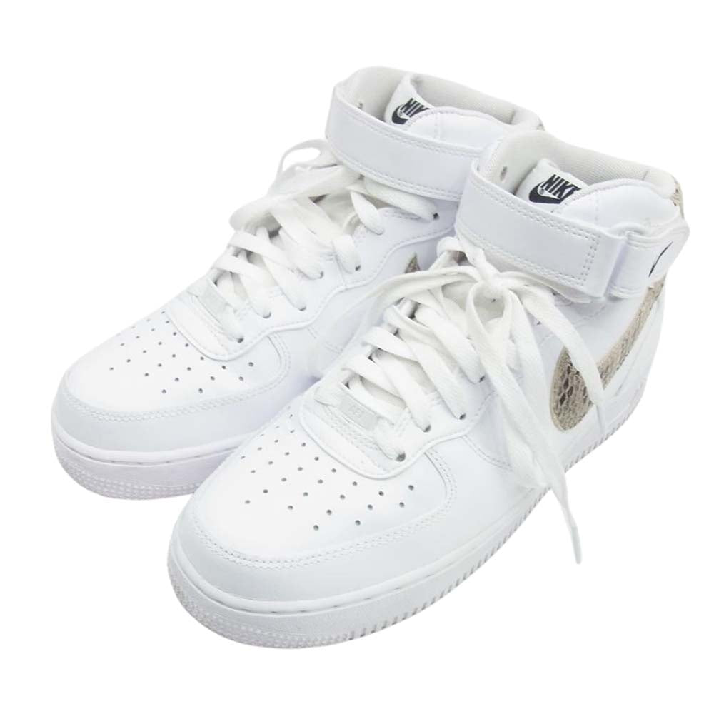 NIKE ナイキ DD9625-001 WMNS Air Force 1 07 Mid White Sand Drift ウィメンズ エアフォース 1 07 ミッド ホワイト サンド ドリフト ハイカット スニーカー ホワイト系 26.5cm【中古】