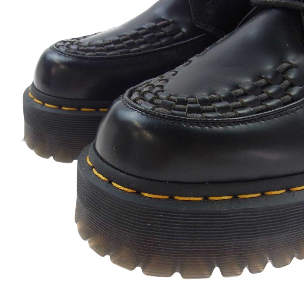 Dr.Martens ドクターマーチン ASHLEY アシュリー ダブルソール クリーパー シューズ ラバーソール 3ホール ブラック系 UK8【中古】