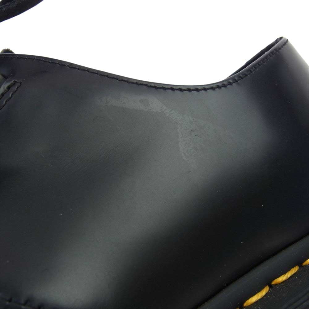 Dr.Martens ドクターマーチン ASHLEY アシュリー ダブルソール クリーパー シューズ ラバーソール 3ホール ブラック系 UK8【中古】