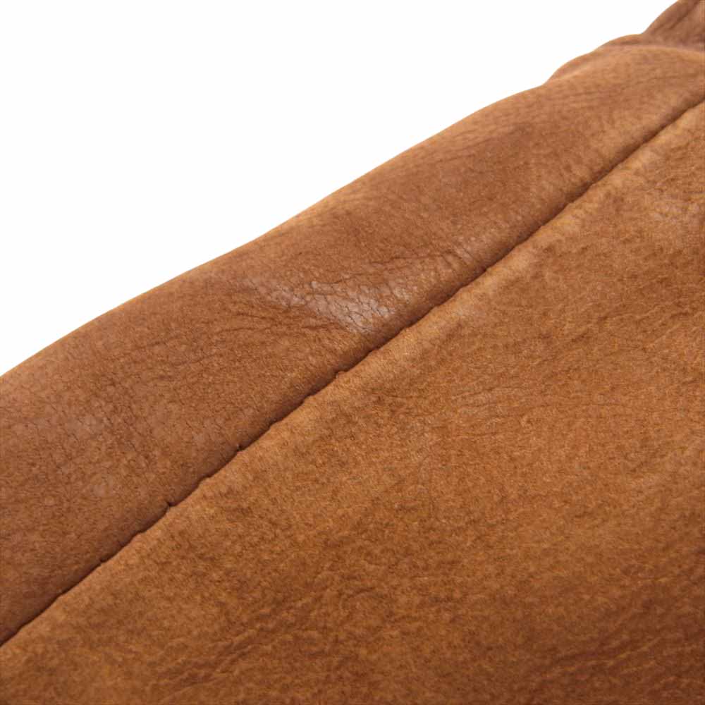 BRU NA BOINNE ブルーナボイン 5L-0013 ドンエンガス ゴートスキン レザー ジャケット ブラウン系 XL【中古】