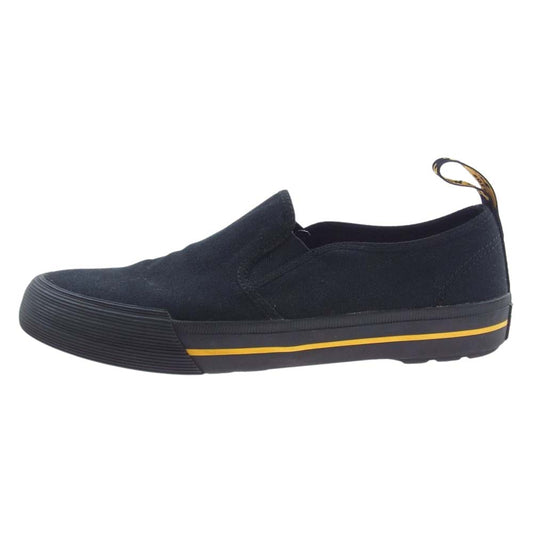 Dr.Martens ドクターマーチン キャンバス スリッポン シューズ ブラック系 UK7【中古】