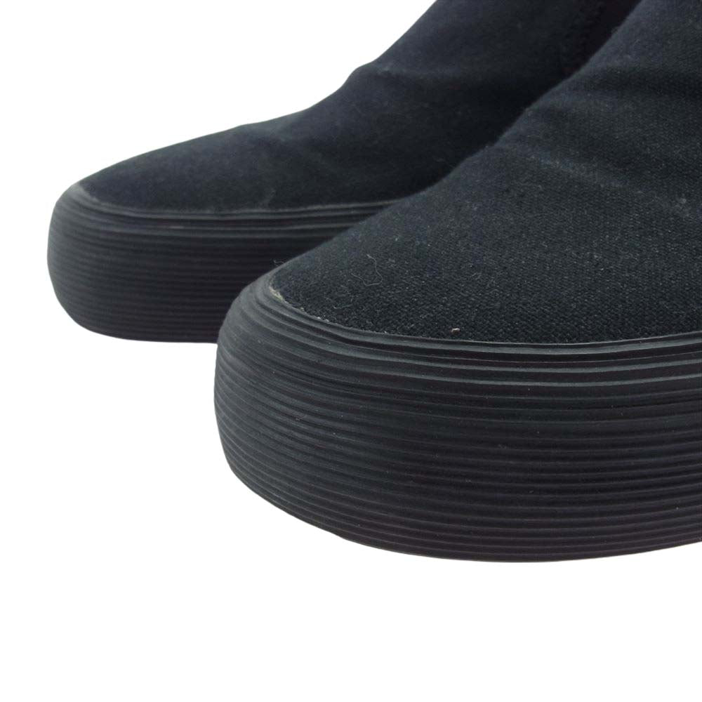 Dr.Martens ドクターマーチン キャンバス スリッポン シューズ ブラック系 UK7【中古】