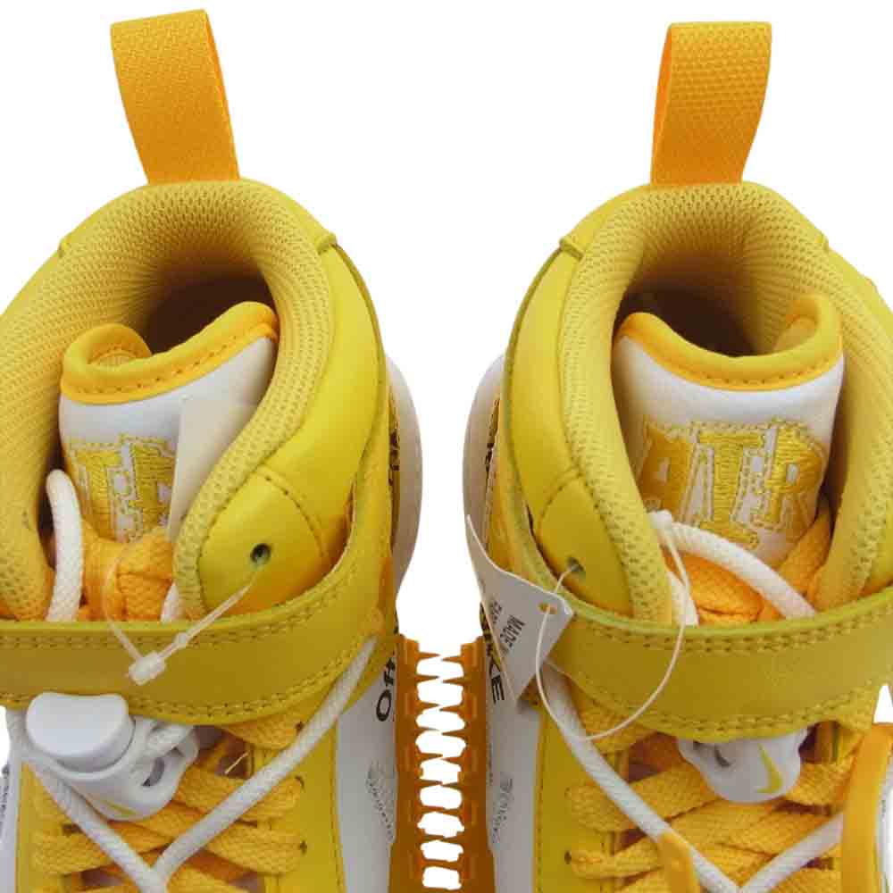 NIKE ナイキ DR0500-101 OFF-WHITE AIR FORCE 1 MID SP LTHR オフホワイト エアフォース1 ミッド スニーカー イエロー系 ホワイト系 27cm【新古品】【未使用】【中古】