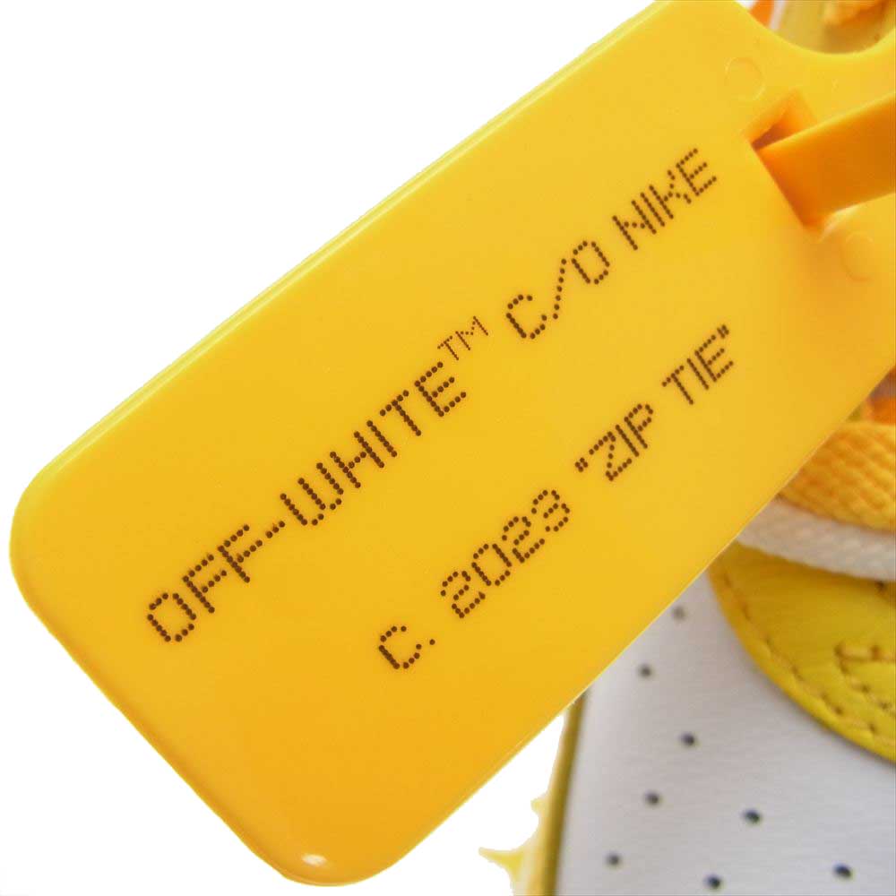 NIKE ナイキ DR0500-101 OFF-WHITE AIR FORCE 1 MID SP LTHR オフホワイト エアフォース1 ミッド スニーカー イエロー系 ホワイト系 27cm【新古品】【未使用】【中古】