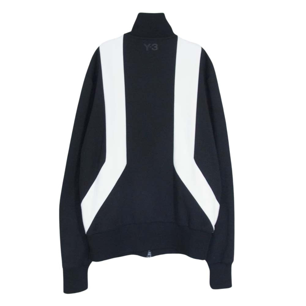 Y-3 Yohji Yamamoto ワイスリー ヨウジヤマモト M38033 トラック ジャケット ジップアップ ジャージー ジャケット ブラック系 S【中古】