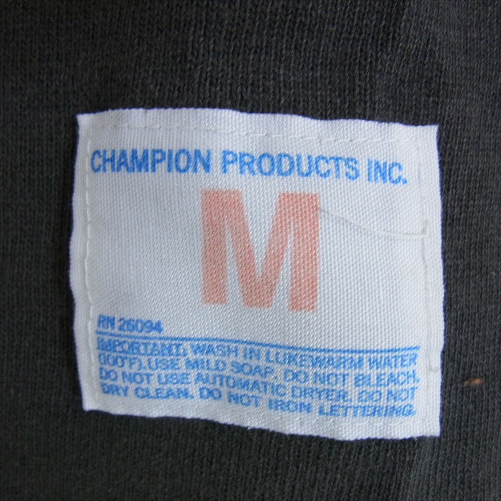 STANDARD CALIFORNIA スタンダードカリフォルニア × Champion チャンピオン 七分袖 フットボール Tシャツ ブラック ブラック系 M【中古】