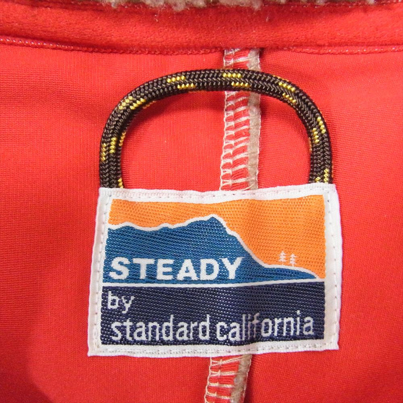 STANDARD CALIFORNIA スタンダードカリフォルニア Heavy Classic Pile ヘビー クラシック パイル フリース ジャケット ベージュ系 M【美品】【中古】