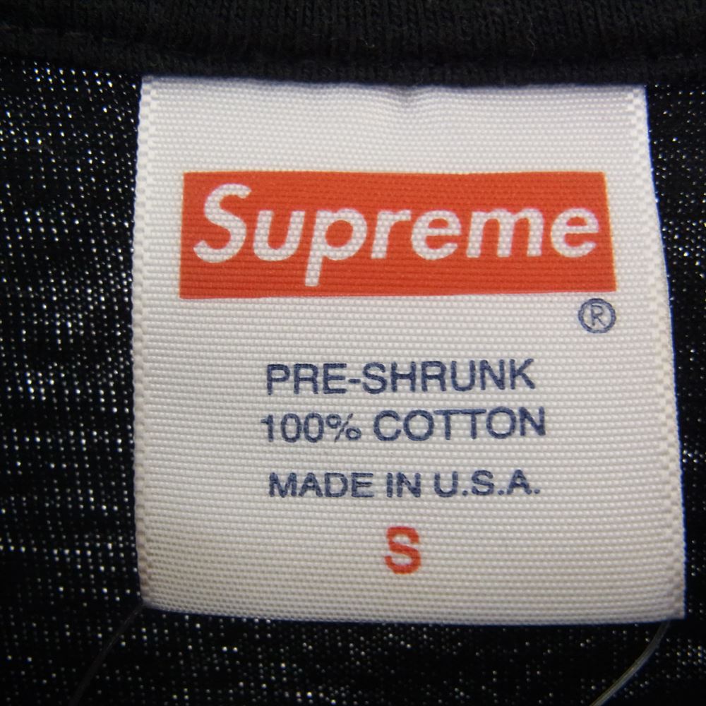 Supreme シュプリーム 18SS Necklace Tee ネックレス ジュエリーモチーフ プリント 半袖 Tシャツ ブラック ブラック系 S【中古】