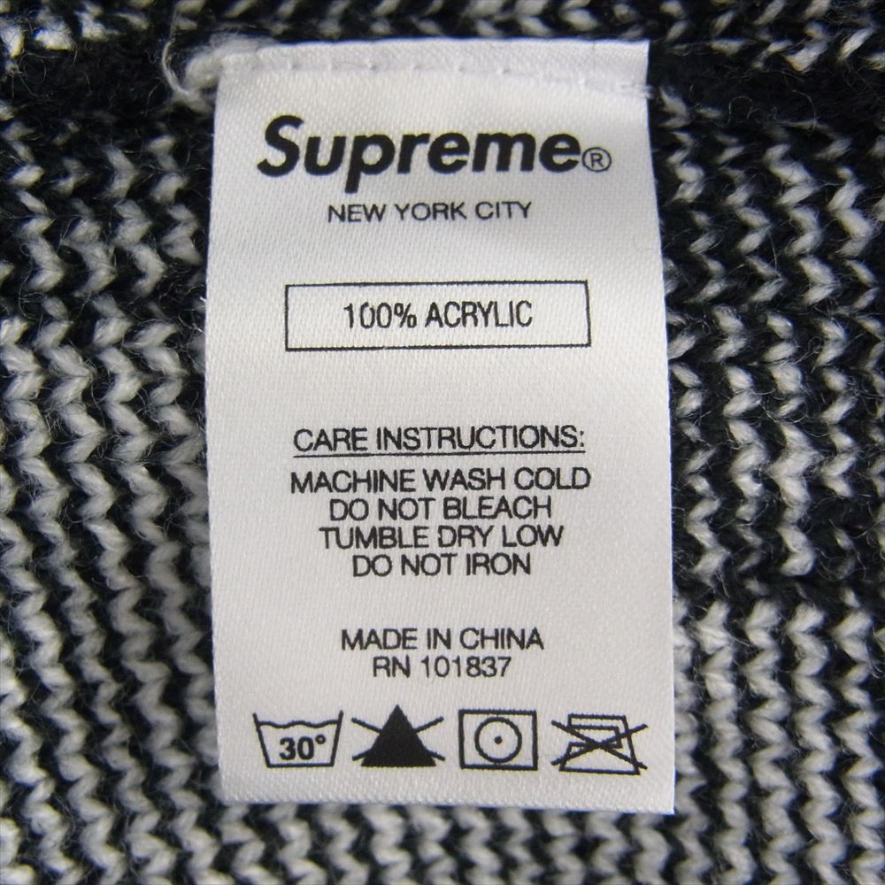 Supreme シュプリーム 20SS New York Sweater ニューヨーク セーター ニット ホワイト系 ブラック系 M【中古】