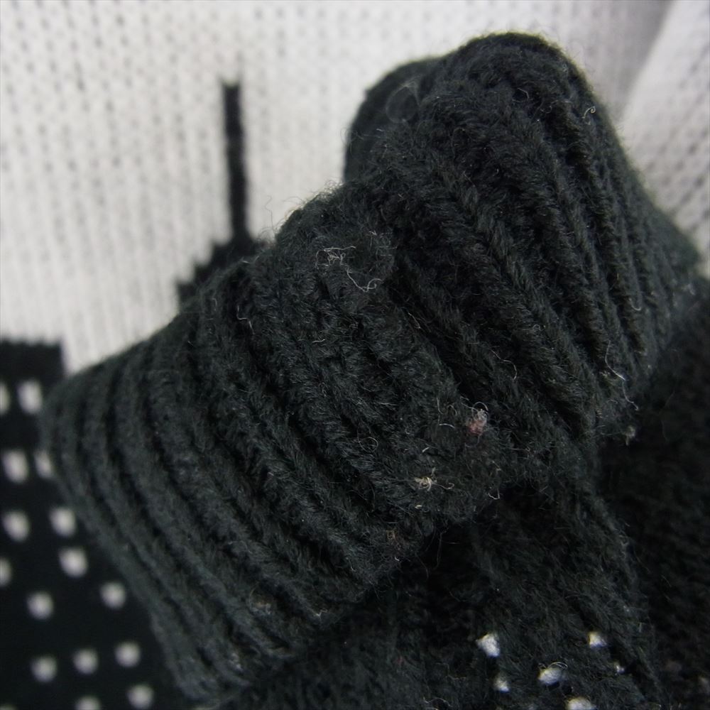Supreme シュプリーム 20SS New York Sweater ニューヨーク セーター ニット ホワイト系 ブラック系 M【中古】