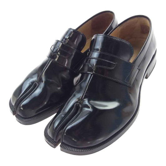 MAISON MARGIELA メゾンマルジェラ S57WR0056 TABI 足袋 タビ コイン ローファー シューズ ブラック系 40【中古】