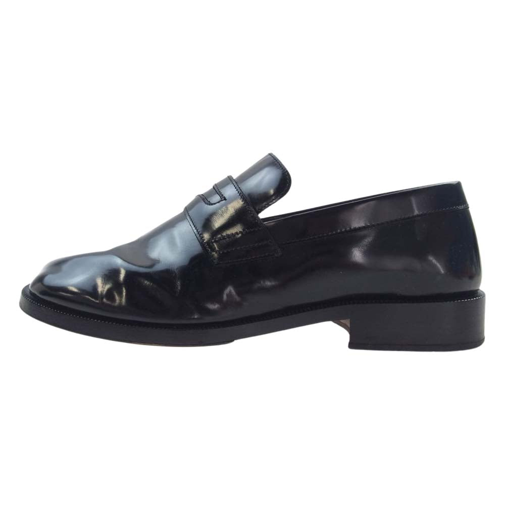 MAISON MARGIELA メゾンマルジェラ S57WR0056 TABI 足袋 タビ コイン ローファー シューズ ブラック系 40【中古】