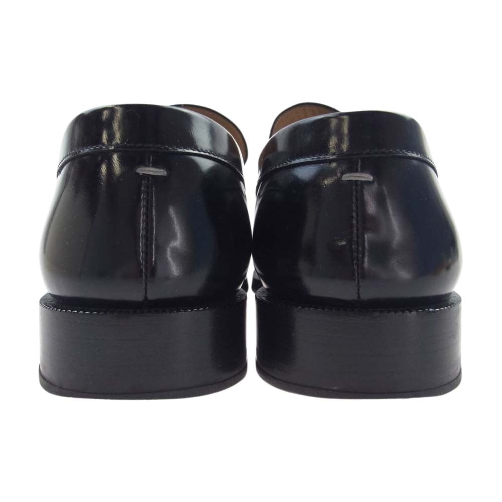 MAISON MARGIELA メゾンマルジェラ S57WR0056 TABI 足袋 タビ コイン ローファー シューズ ブラック系 40【中古】