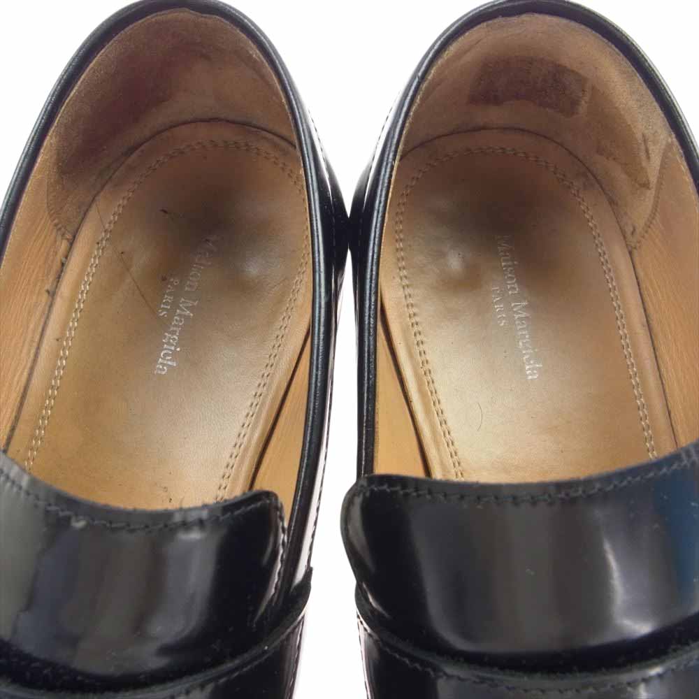 MAISON MARGIELA メゾンマルジェラ S57WR0056 TABI 足袋 タビ コイン ローファー シューズ ブラック系 40【中古】