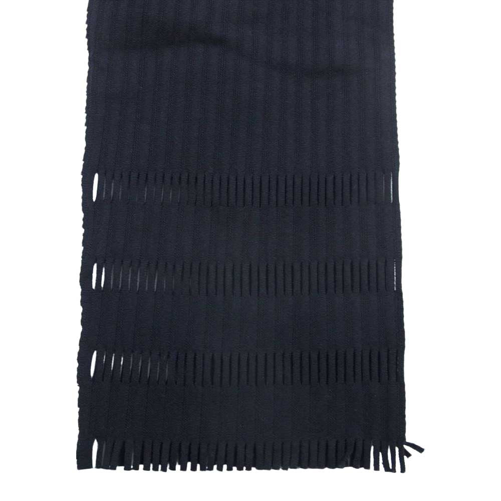 PLEATS PLEASE プリーツプリーズ イッセイミヤケ PP55-LF912-15 ストレッチ フリンジ レギンス ブラック系 3【新古品】【未使用】【中古】