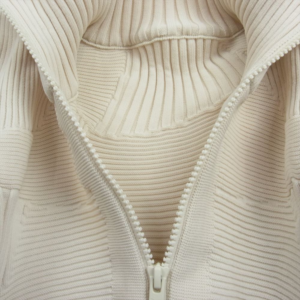 ISSEY MIYAKE イッセイミヤケ 24SS IM41-KD877-03 KONE KONE コネコネ フルジップ トラックジャケット ブルゾン ベージュ系 2【新古品】【未使用】【中古】