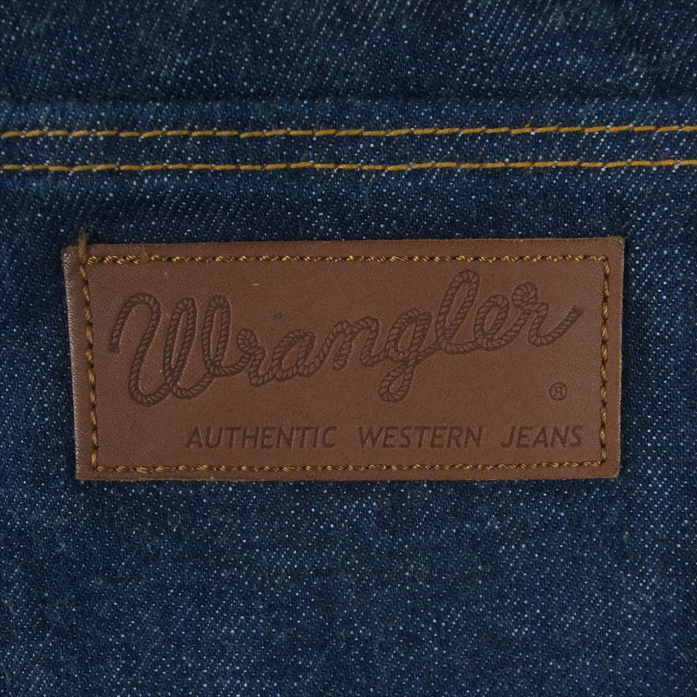 BACKBONE バックボーン S1096 Wrangler ラングラー ブーツカット フレア デニム パンツ 日本製 インディゴブルー系 S【中古】