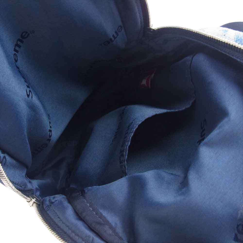 Supreme シュプリーム 22SS Fat Tip Jacquard Denim Sling Bag ファット ティップ ジャカード デニム スリング バッグ インディゴブルー系【中古】