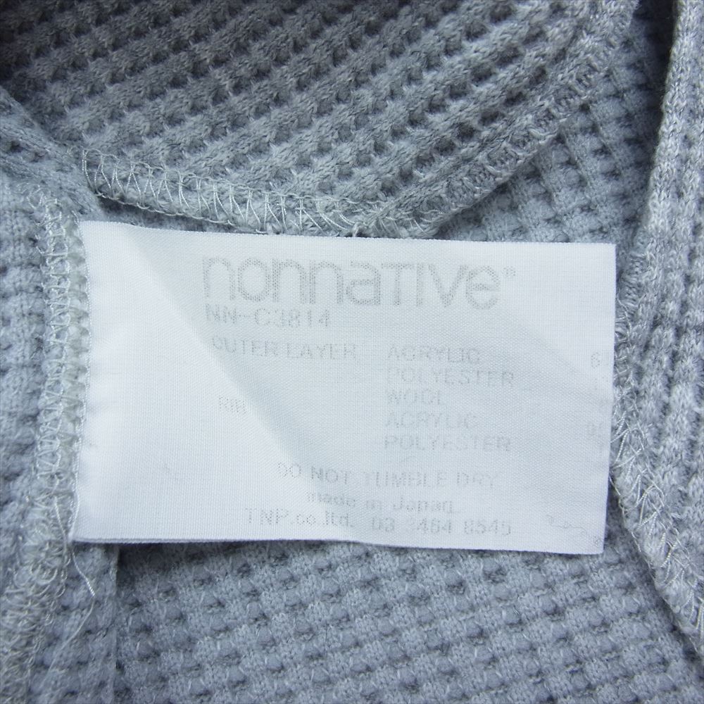 nonnative ノンネイティブ NN-C3814 DWELLER L/S TEE A/P/W THERMA サーマル 長袖 Tシャツ グレー系 2【中古】