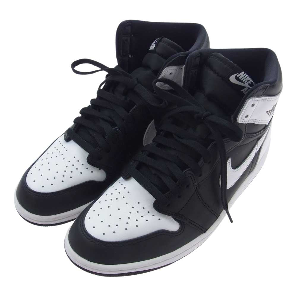 NIKE ナイキ DZ5485-010 Air Jordan 1 Retro High OG Black White エアジョーダン1 レトロ ハイ OG ブラック ホワイト スニーカー ブラック系 ホワイト系 28cm【中古】
