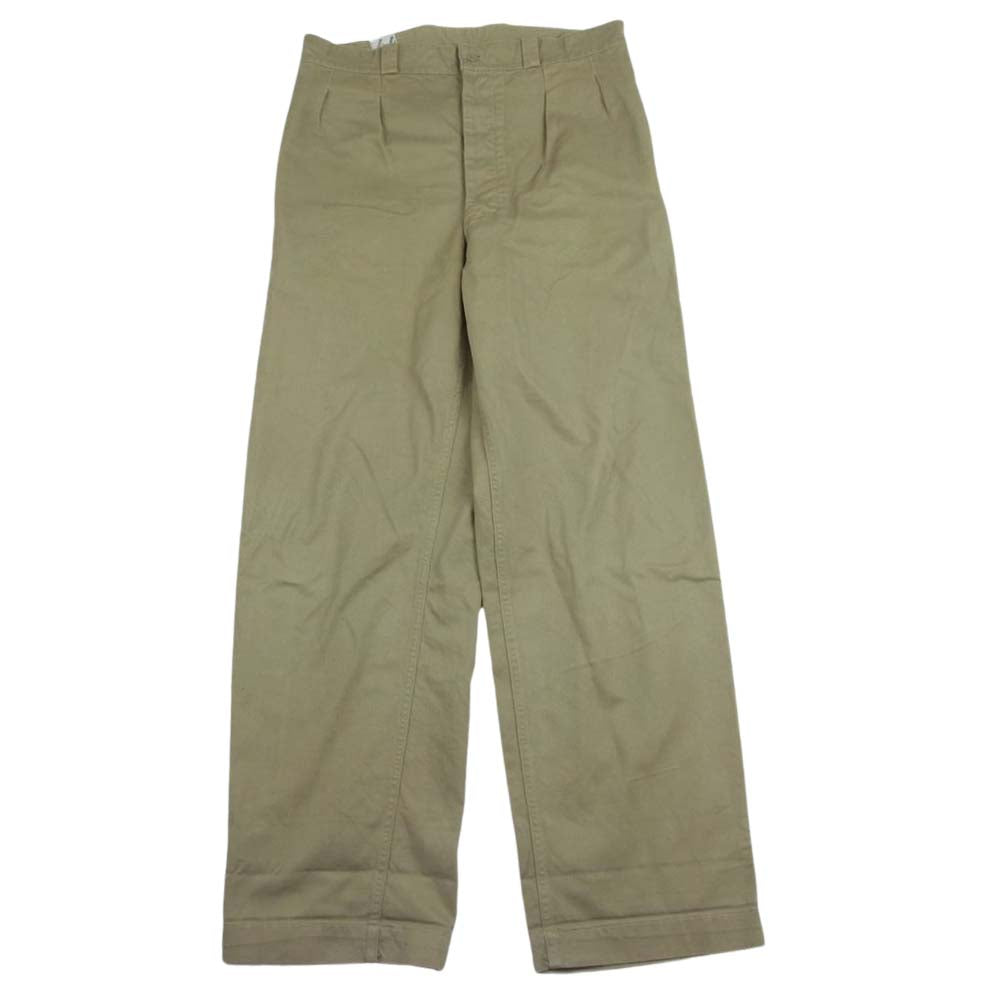 フランス軍 ヴィンテージ M52 チノ パンツ ベージュ系 44【中古】