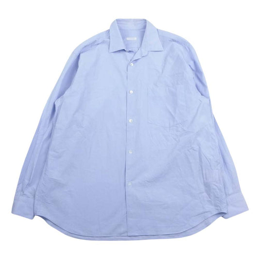 COMOLI コモリ 23SS X01-02001 コモリシャツ 長袖 シャツ ブルー系 1【中古】