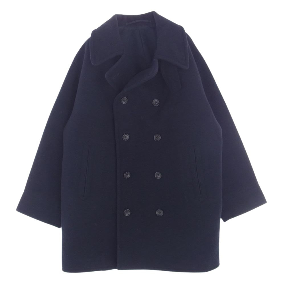 アプレッセ 21AW 21AAP-01-02H PEA COAT Pコート ピーコート ネイビー系 1【中古】