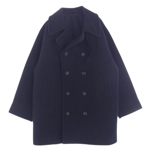 アプレッセ 21AW 21AAP-01-02H PEA COAT Pコート ピーコート ネイビー系 1【中古】