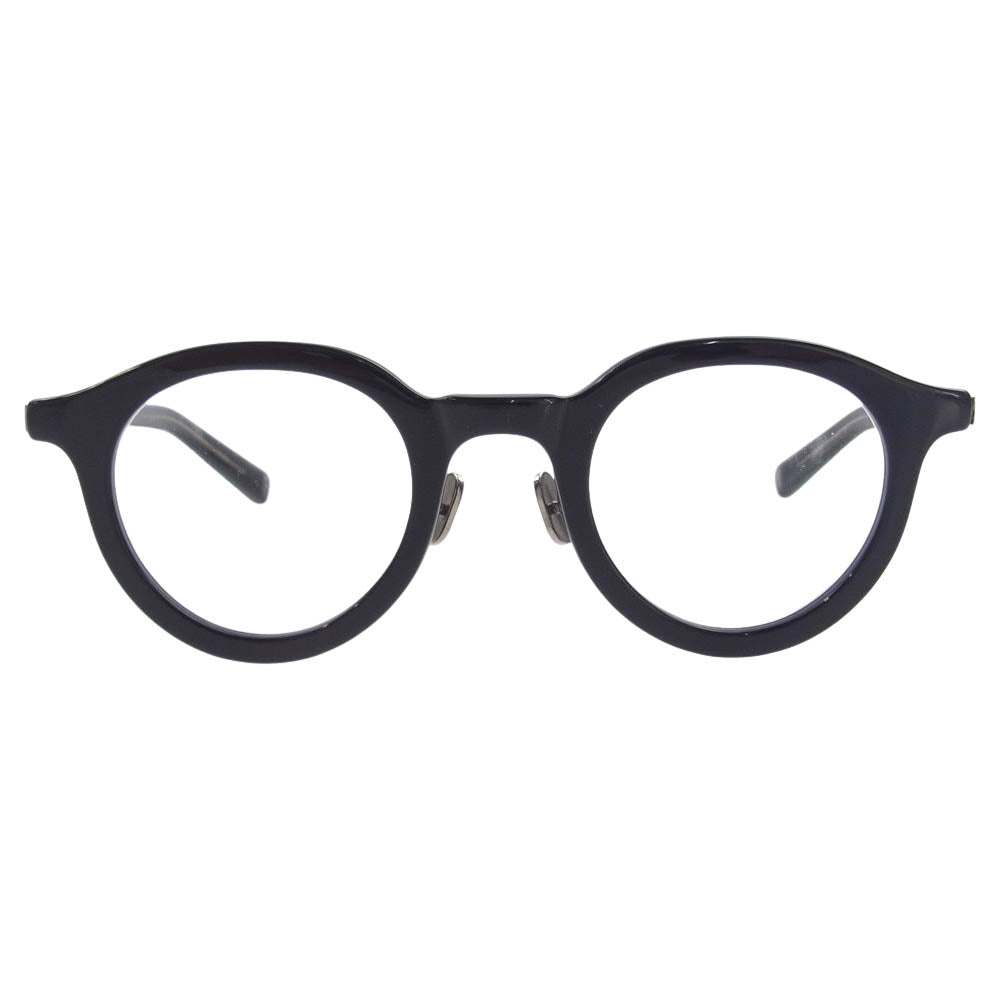 アイバン 740-col100 BLACK/G LT.GRY 度入り 眼鏡 アイウェア サングラス ブラック系 45□25　143【中古】